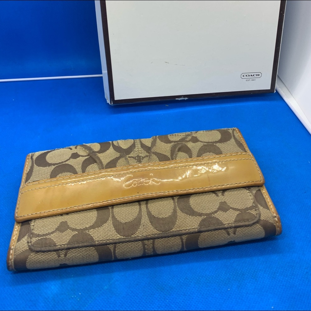Coach Signature Wallet Gem